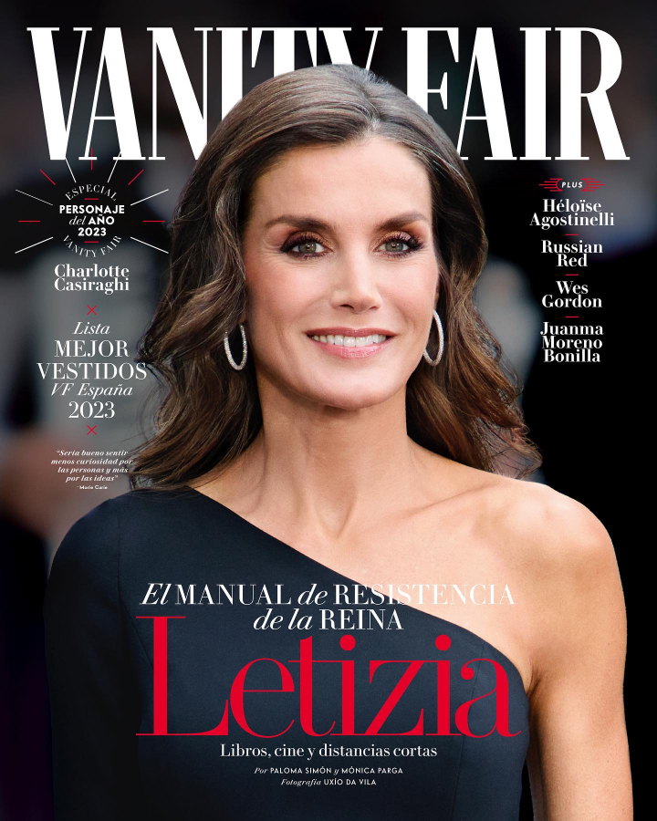 Portada de 'Vanity Fair' dedicada a la reina Letizia.