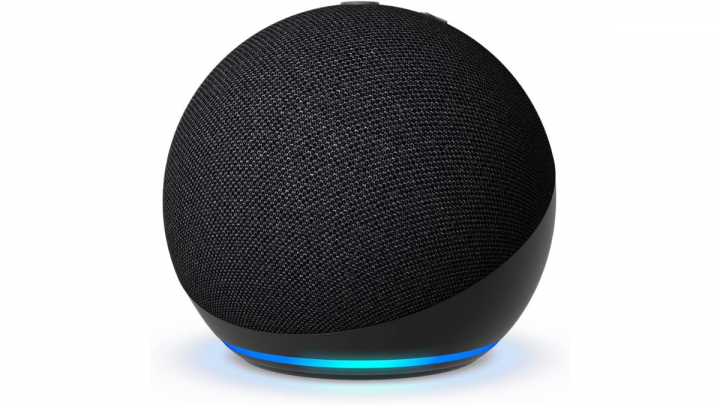 Altavoz inteligente Echo Dot compacto y potente.