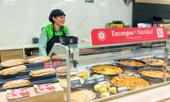 Imagen de archivo del puesto de venta de platos preparados de Mercadona.