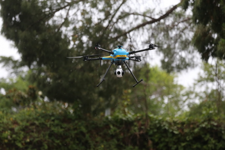 imagen de archivo de uno de los drones de la DGT.