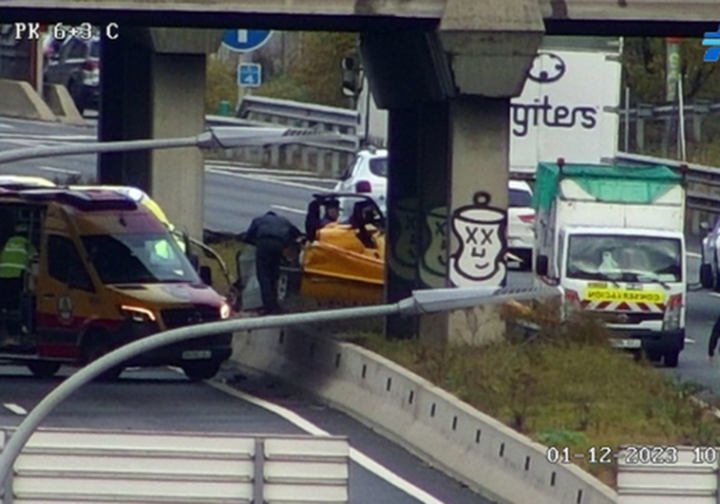 El lugar del siniestro.