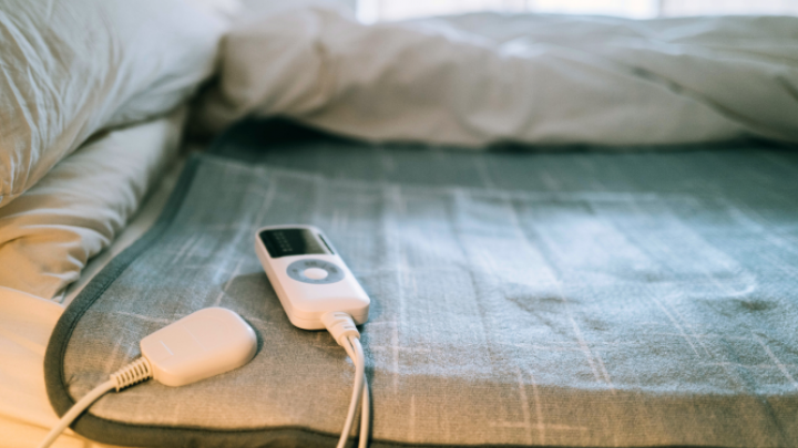 Manta térmica para calentar la cama.