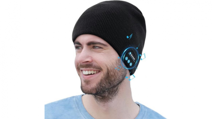 Regalo amigo invisible hombre: Gorro con Bluetooth 5.0