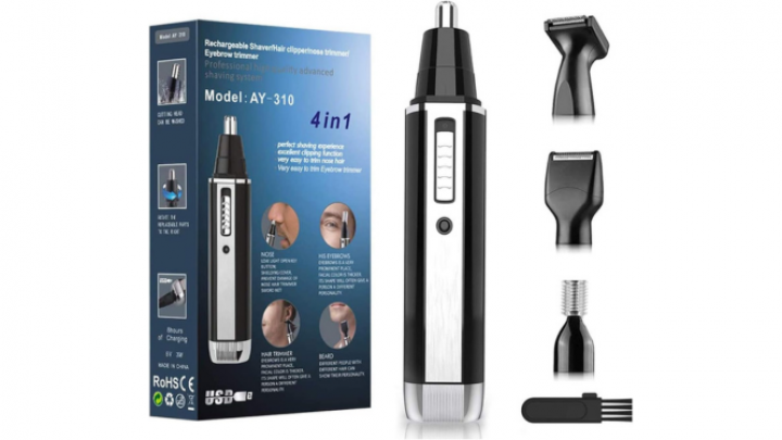 Regalo de amigo invisible hombre: Recortadora de pelos para la nariz y orejas.