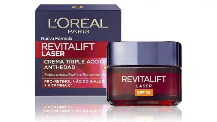 L'Oréal Paris Revitalift- Crema de día antiedad con protección solar SPF 20 (50 ml)
