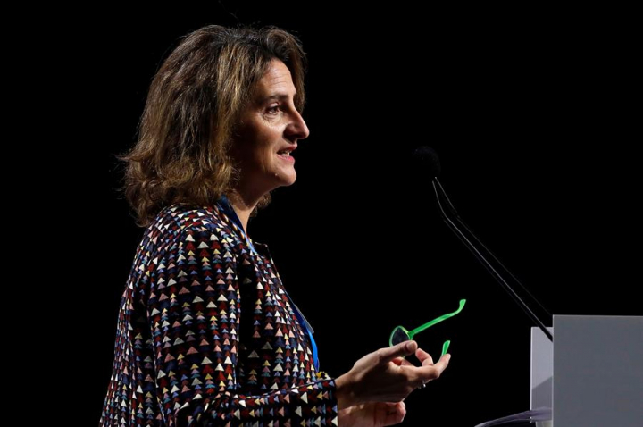 La vicepresidenta tercera y ministra de Transición Ecológica, Teresa Ribera, en una imagen de archivo.