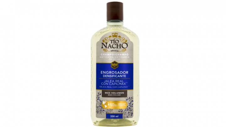 Champú engrosador de Tío Nacho, voluminizador y anticaída (330 ml).