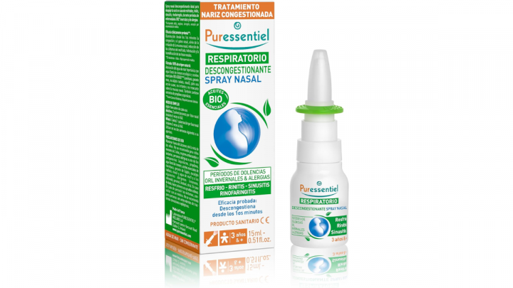 Spray para quitar la congestión nasal