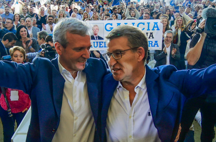Alfonso Rueda y Alberto Núñez Feijóo