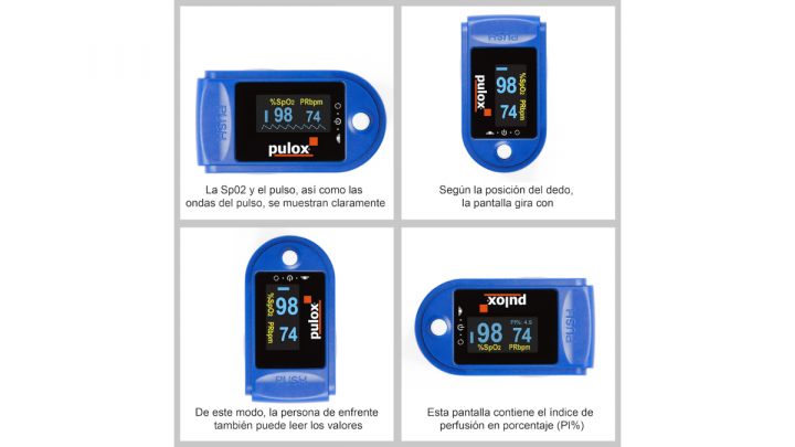 Pulsioxímetro portátil y fácil de usar de Amazon