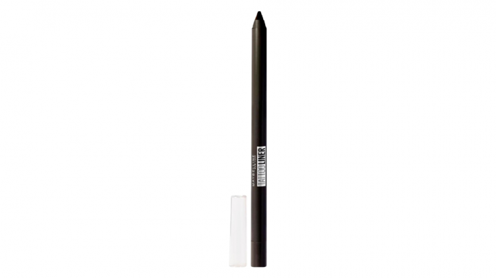 Eyeliner waterproof de Maybelline New York, color negro, top ventas belleza.