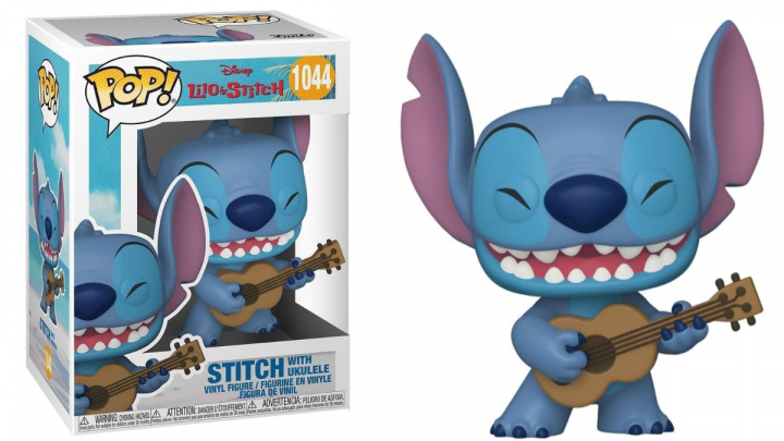 Funko pop de Stitch con Ukulele