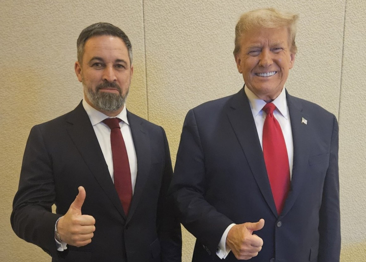 Santiago Abascal y Donald Trump