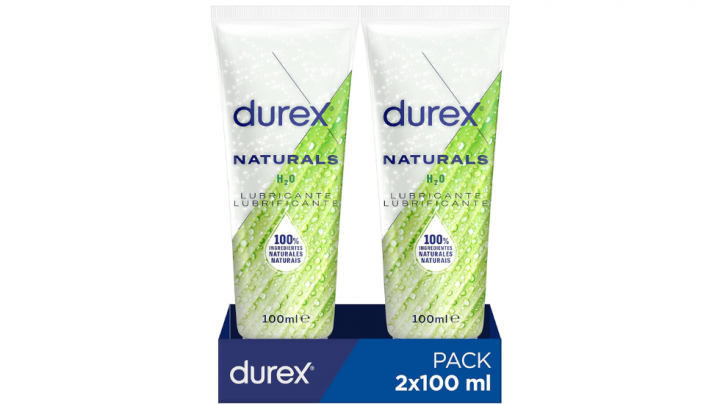 Lubricantes a base de agua Durex Naturals (sin fragancia), top ventas en Amazon.