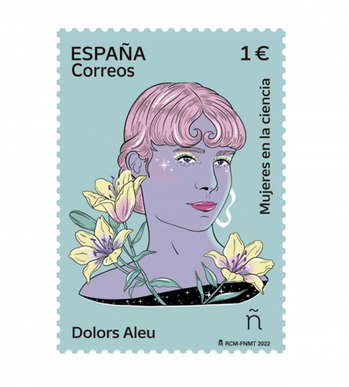 Sello de Dolors Aleu Riera