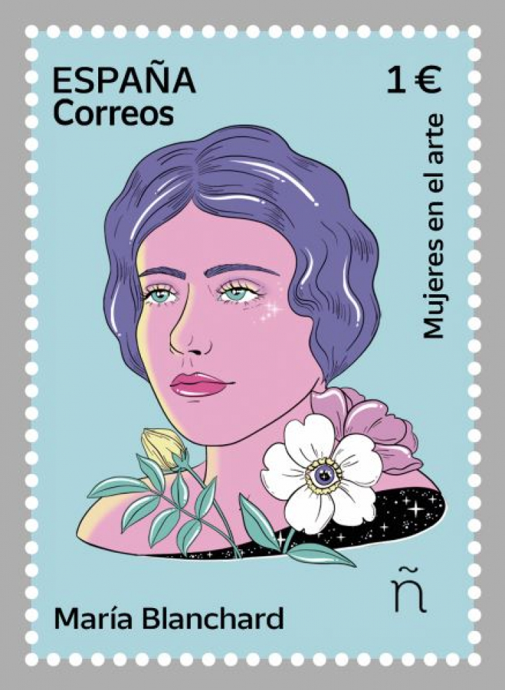 Sello María Blanchard.