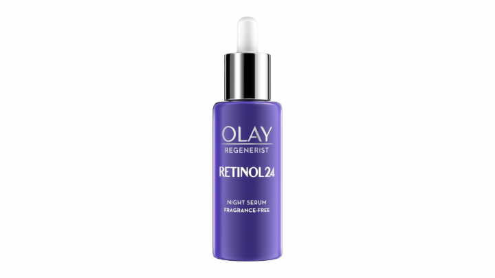 Sérum con retinol de Olay con vitamina B3, aporta suavidad.