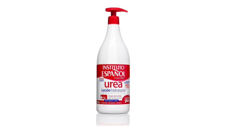 Leche hidratante de urea para pieles secas, crema de Instituto Español (950 ml).