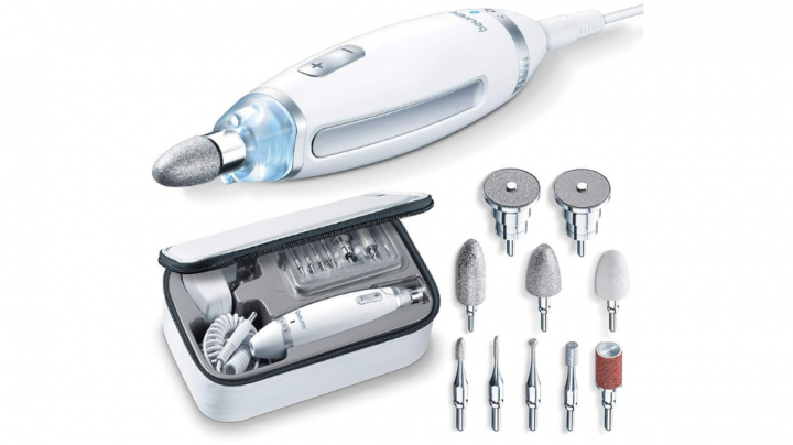 Set de manicura y pedicura con torno eléctrico de Beurer en Oferta por la Fiesta de Primavera en Amazon.