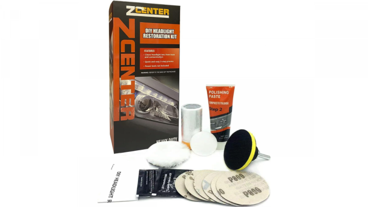 Kit para pulir los faros del coche