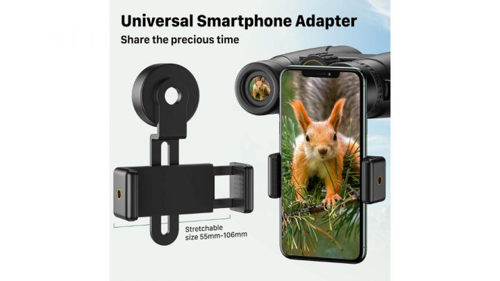 Prismáticos para utilizar con el móvil