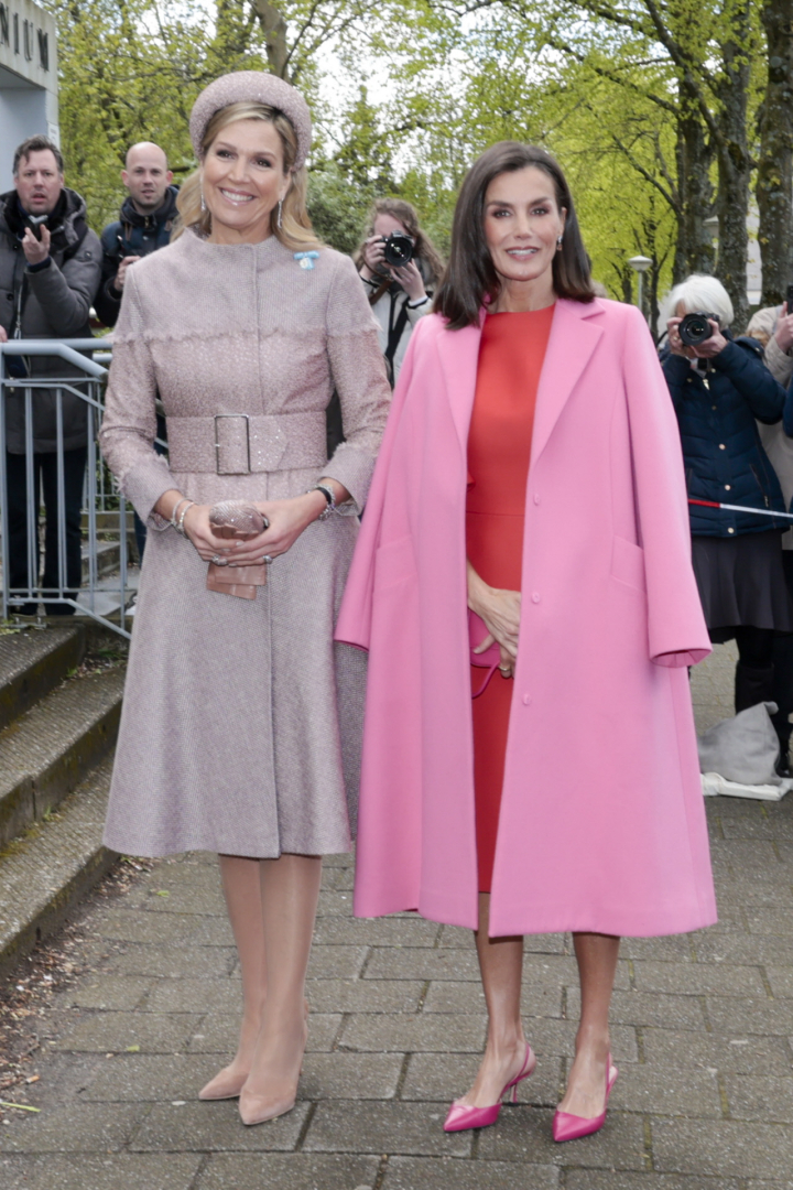 Letizia y Máxima, este jueves en Amsterdam.