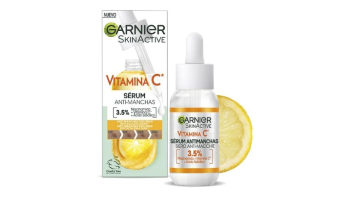 Sérum facial antimanchas y con vitamina C de Garnier