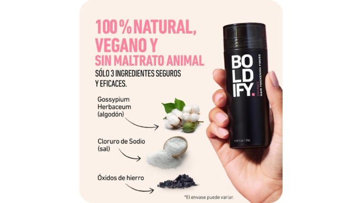 Los polvos para rellenar el cabello que tienen resultados en segundos