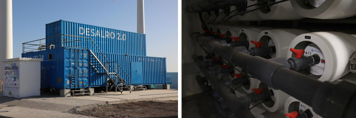 Desaladora del proyecto DESALRO 2.0