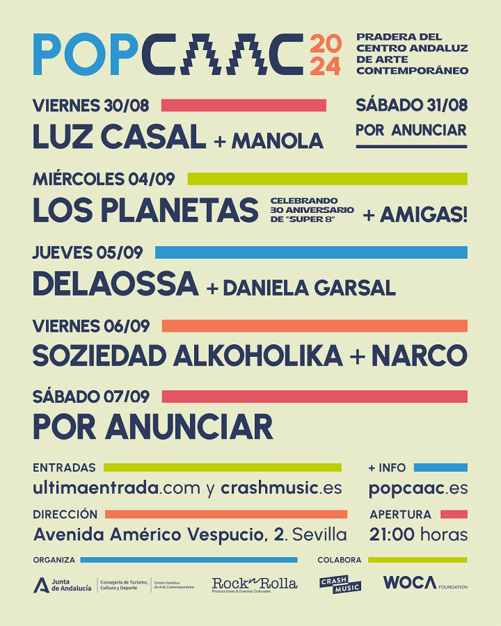 Programa Pop CAAC 2024 Sevilla