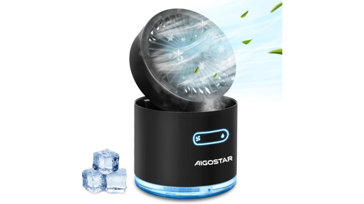 Un ventilador nebulizador ayuda a refrescar el ambiente de forma más rápida