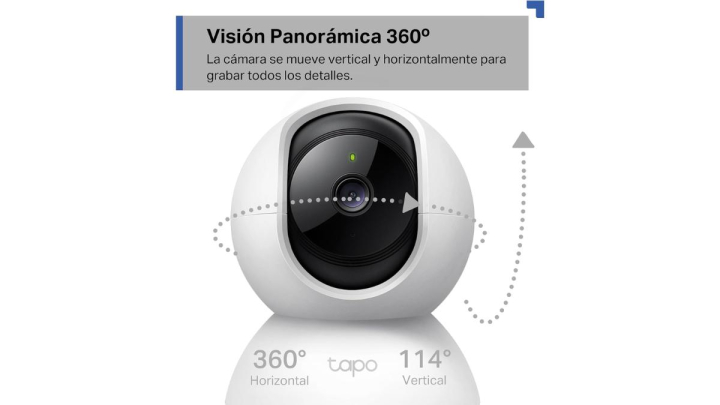 Esta cámara de seguridad para la casa se puede girar 360 grados