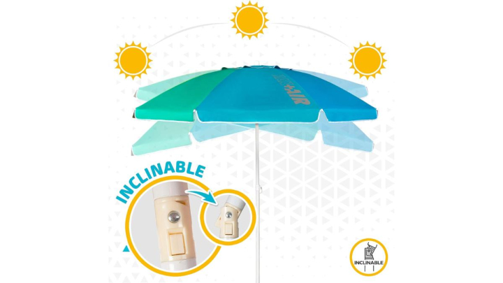 Una de las mejores sombrillas con protección solar de Amazon