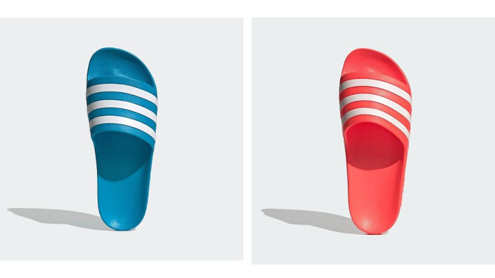 Las chanclas Adidas se pueden comprar en diferentes colores y tallas