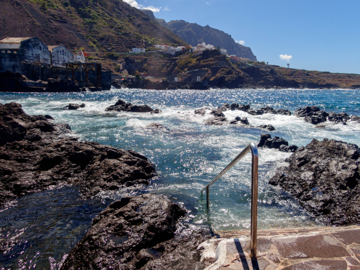 Playa de Garachico, en Tenerife.