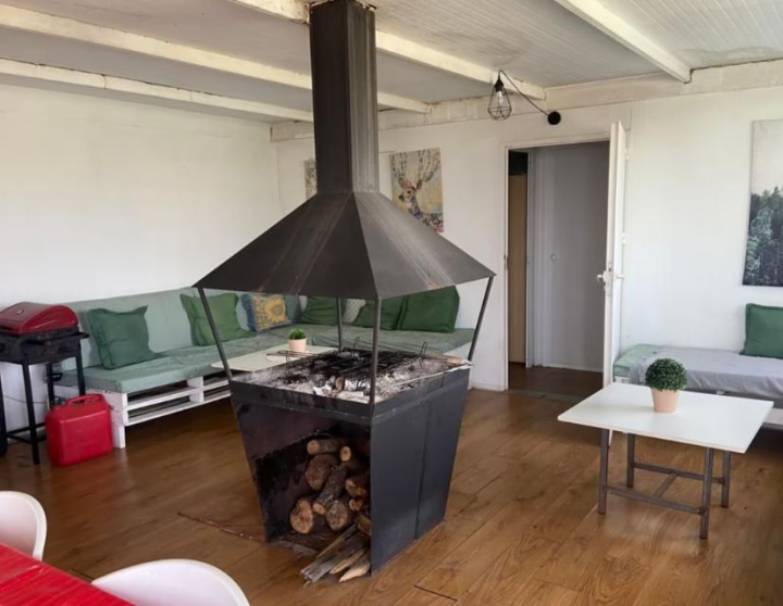 El interior de uno de los chalets