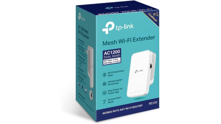 Esta es la caja en la que viene este repetidor wifi para eliminar puntos muertos en casa