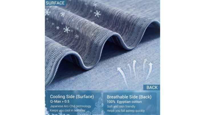 Esta manta para el verano es muy refrescante y cómoda