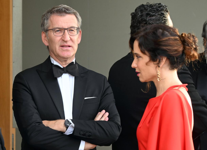 Alberto Núñez Feijóo e Isabel Díaz Ayuso