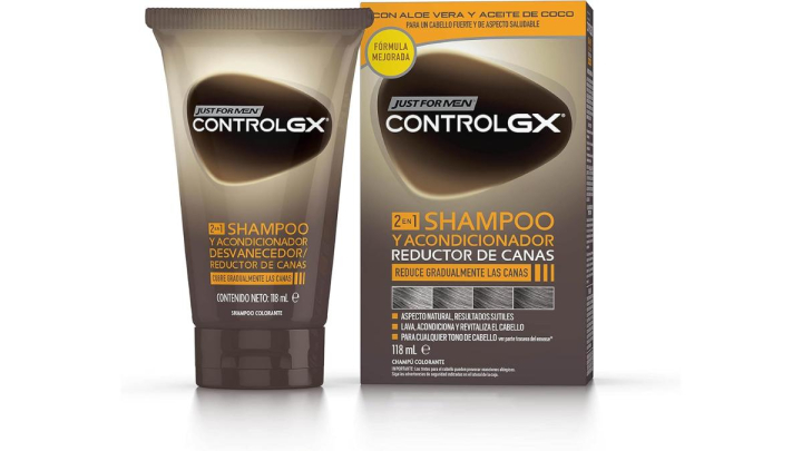 Este es el mejor champú para las canas Control GX.