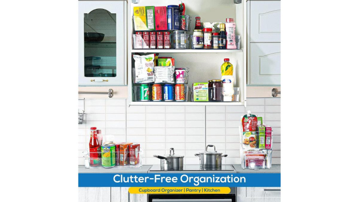 Estos contenedores permiten apilarse fácilmente para almacenar diferentes objetos