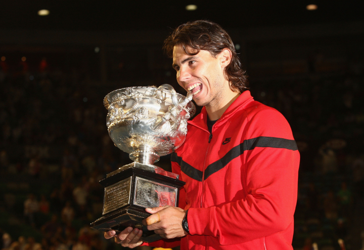 1 de febrero de 2009. Nadal mordía su primer Abierto de Australia.
