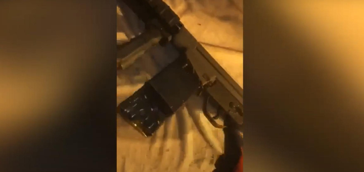 Una de las armas, en Huelva.