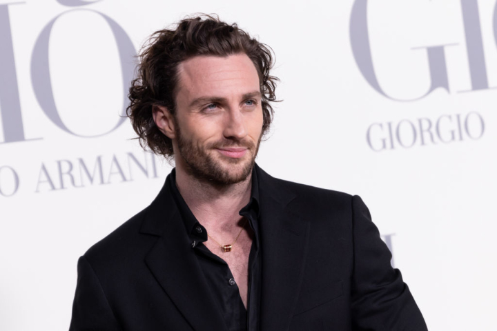 Aaron Taylor-Johnson, en un evento en Madrid en marzo de 2024.