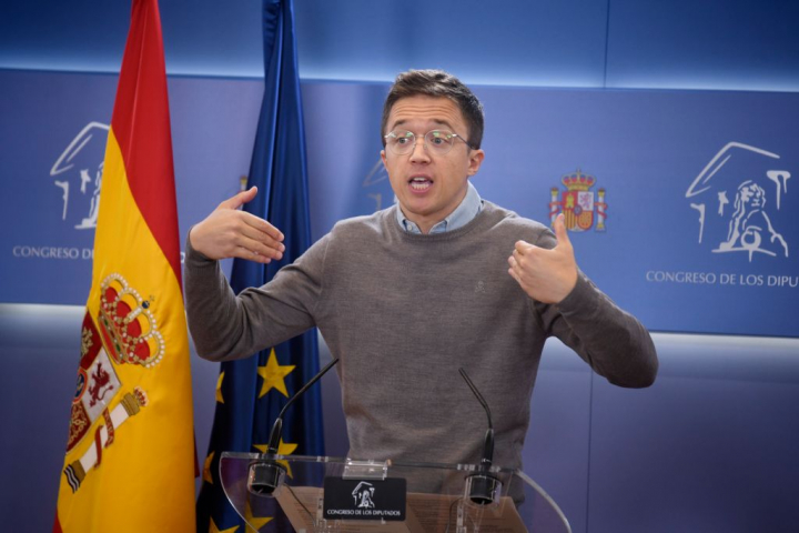 Íñigo Errejón, en el Congreso