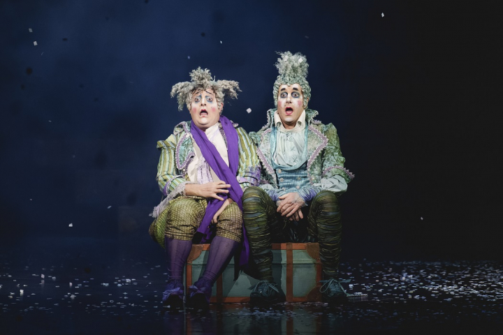 Los payasos Pablo Bermejo y Pablo Gomis López en 'Alegría'.