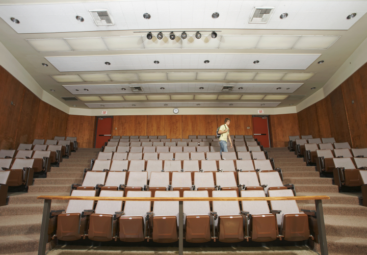 Imagen de un aula universitaria.