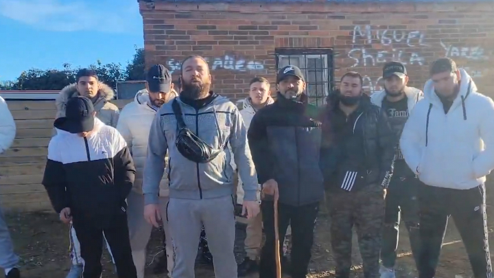 Un fotograma de uno de los vídeos que se volvieron virales tras el robo de gallos en Valladolid.