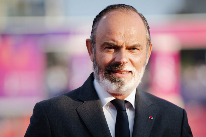 El ex primer ministro francés, Edouard Philippe, en una imagen con pelo y barba.
