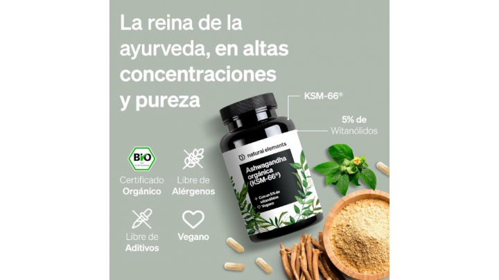 El suplemento de Ashwagandha está elaborado con una raíz de alta calidad